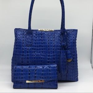 Brahmin Indigo Strada Anytime Tote Set